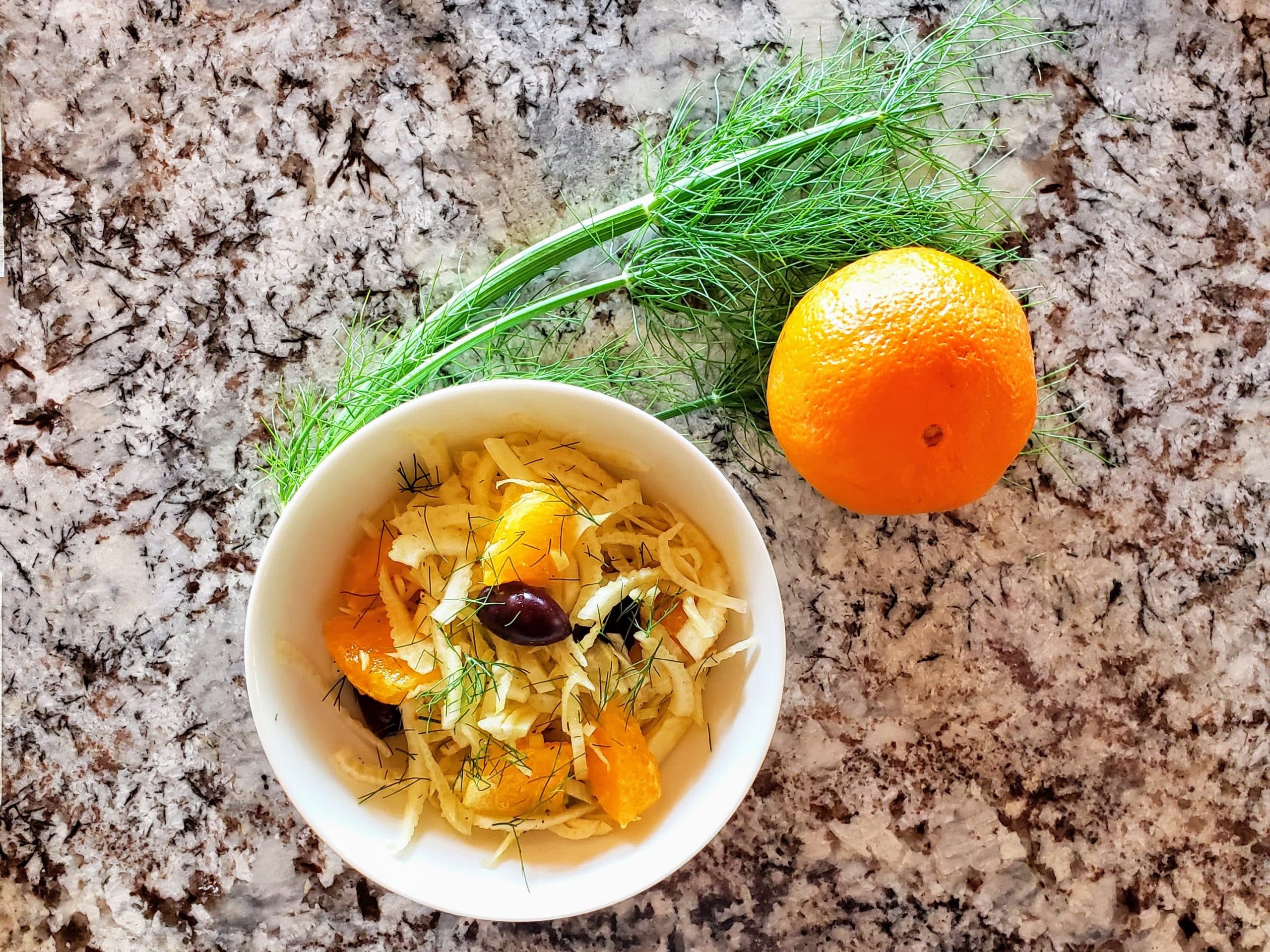 Fennel And Orange Salad - Cuisine With Me