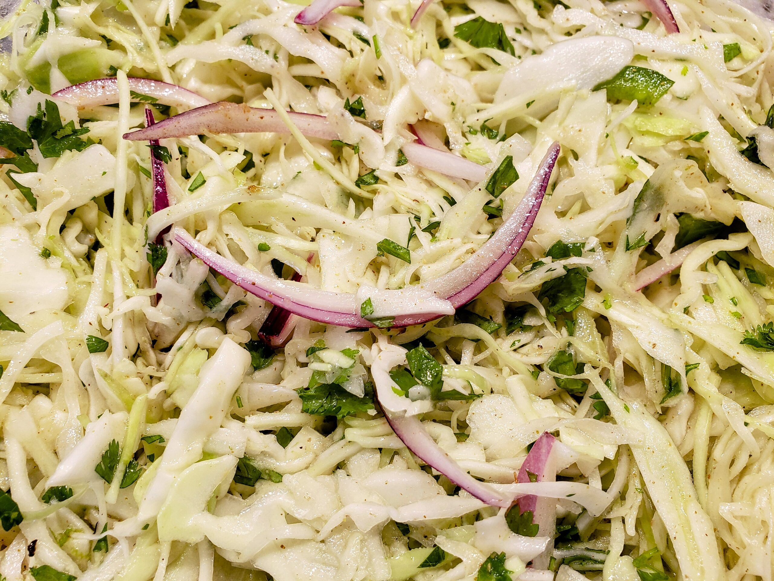 Cilantro Lime Cabbage Salad ⋆ Easy Mexican-Inspired Slaw Salad!