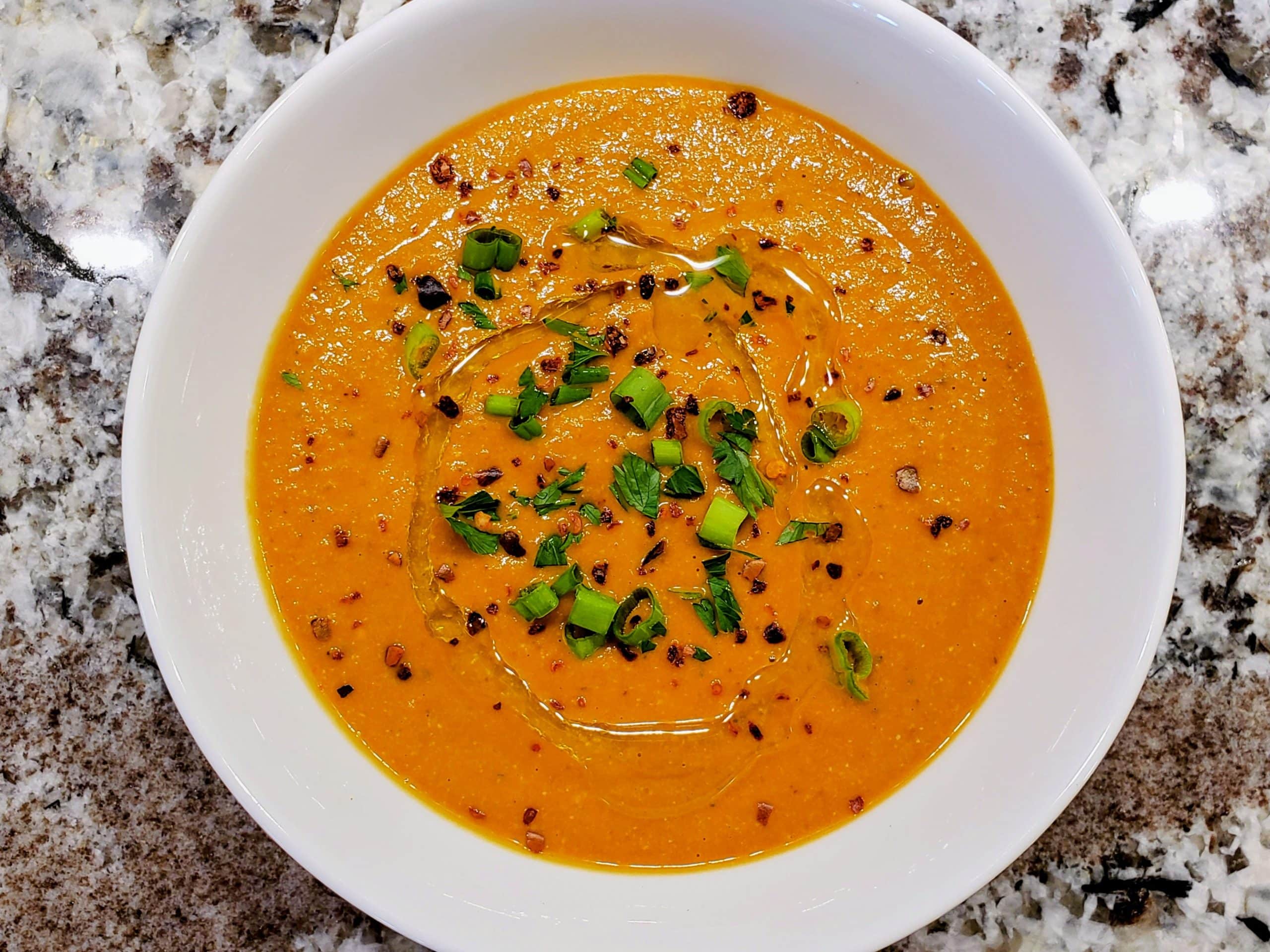 Bell pepper soup recipe - Cuisine With Me